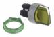 Schneider Electric ZB5AK1483C0 Schneider illuminated selector switch, front, plastic, yellow