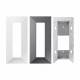 Hanwha Videoüberwachung SHS-165F Hanwha Techwin Intercom Zbh. SBS-165TM Flush Mount