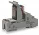 WAGO 858-308 Rel-Baust. 220VDC 4xUM relay holder.