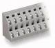 WAGO 736-508 Doppelstock-Klemmenleiste für Leiterplatten 0,08-2,5 qmm grau