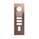 DoorBird front panel D1102FV fingerprint. Noble, bronze, surface-mounted