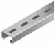 Niedax 2991/3FL C-rail slot 22mm 2991/3 FL, 3000mm Hot-dip galvanized perforated