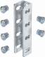 OBO Bettermann 6018505 OBO VUS 5 FT U-handle connector 190x44 with round-head screws 