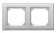 Merten 488260 frame 2-fold M-PLAN II, aluminum 