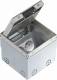 OBO Bettermann 7368330 OBO UDHOME2 GV15N Bodensteckdose mit 2-fach NF-Steckdose 