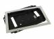 ALLNET Touch Display Tablet 53,3 cm ( 21 Zoll ) zbh. Einbauset Einbaurahmen + Blende Silber Schmal
