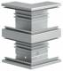Hager BRA652103DELN anodized aluminum outside corner,