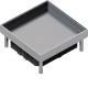 HAGER EKQ060BL25 Stainless steel cassette Q06 blind covering T=25mm