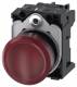 3SU1102-6AA20-1AA0 Siemens Indicator lights, 22 mm, round, plastic, red, lens, smooth, with holder, LED module, with integrated LED 24 V AC/DC, screw terminal