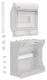 Hager AP-1-row VE110D small distribution, IP65 237x210x114 mm WxHxD 8/10PLE