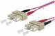 Metz Connect 151S1EOEO20E BTR OpDAT patch cable OM4, SC-D / SC-D MM 2m Heather IV (ZN) H