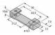 Turck M2-Q25L mounting bracket for inductive linear position sensors 6901046