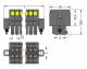 WAGO 713-1106/107-9037/036-000 1-Leiter-Federleiste- 2-reihig