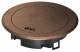 Hager BSR02MKK metal hinged lid for installation box R02 old copper