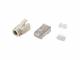 Equip Steckersatz Cat6a geschirmt RJ45 100Stk transp. Polybeutel