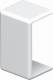 OBO Bettermann 6154026 OBO WDK HS10020RW Stossstellenabdeckung 10x20 PVC reinweiss RAL9010 