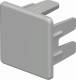 OBO Bettermann 6158730 OBO WDK HE25025GR end piece 25x25mm PVC stone gray RAL7030 