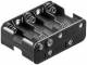 Goobay 11469 Batteriehalter , 10x Mignon ''AA'' - mit Druckknopfanschluß