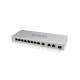 Zyxel Switch smart managed Layer2 12 Port ? 8x 1 GbE ? 3x 10 GbE ? 1x SFP+ ? Desktop ? XGS1250-12 v2