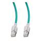 Patchkabel RJ45, VC LED, CAT6A 500Mhz, 0,5m, grün, LED in den Steckern!