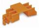 WAGO 243-113 Befestigungsadapter 6fach orange