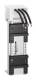 Schneider Electric LA9ZA32442 Schneider Montageplatte 1x3p 32A 54x200x63mm für GV2LE/P/ME+LC1D