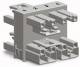 WAGO 770-1734 H-Verteiler 3-Fach 4-P. Kod: B grau
