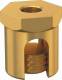 OBO Bettermann 6404006 grounding screw with threaded attachment, M6 25mm B 33020