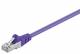 Goobay 95552 CAT 5e Patchkabel, SF/UTP, Violett - CCA Kupfergemisch