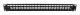 Patch Panel 24xTP,CAT6A, incl.Keystone Slim-line , 48,3 cm ( 19 Zoll ), 1HE(t 94mm), Schwarz, Synergy 21,