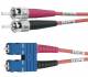 Telegärtner 100012327 L00892C0001 duplex adapter cable, 50/125 OM2 L = 3m 2xST plug 1xSC Dupl