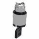 Schneider Electric ZB4BG2F034 Schneider Schlüsselschalter Nr.F034 2St. 90° rast. D22mm Metall