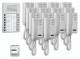 TCS PPA14-EN/02 pre:pack Audio AP for 14WE with PES 14KT+14xDoor telephone ISH3030+BVS20