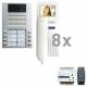 TCS PVE1580-0010 Video: pack8 color 8 buttons for hands-free calling AVD surface mounting