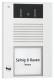 TCS AVD14013-0018 Video color 130° outdoor station AVD 1 button 1-r AP white