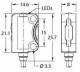 Turck VS8APFF30 Opto Sensor, reflection light scanner 3803453