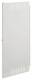 Hager FZ007NV door univ.left slotted with 90SL RAL9010 for cabinet IP3X 650x800mm