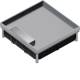 Hager EKQ120LE15 stainless steel cassette Q12 LE covering T=15mm