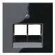Jung A569-2BFPLUASW Cover for IAE / UAE outlet boxes, 