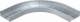 OBO Bettermann 6098304 90 ° bend WRB 90 120 FS 110x200mm, galvanized