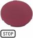 Moeller 218202 EATON M22-XD-R-GB5 key plate flat, red labeled OFF 