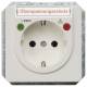 Siemens 5UB1486 Schuko-Steckdose 16A DELTA profil titanweiß Beschriftungsf.