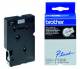 Brother TC101A Schriftband TC-101A (lam.) Schwarz auf Farblos BxL 12mm x 7,7m