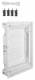 Hager VH24NK hollow wall distributor Volta wall box 2-row loose