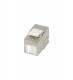 Keystone,Modul, TP-Buchse(RJ45), CAT6A, 500MHz, Slim-line/Short mit Staubschutzklappe, Synergy 21,