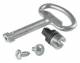 Schneider Electric NSYTDBCRN Schneider Doppelbartschlosseinsatz 3mm (Standard) Material:Zamak.