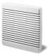 Helios Ventilatoren 370 Helios GVK 200 Verschlußklappe selbst. Zu/ Abluftbetrieb Regenabweisgitter 