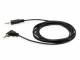 Equip Audiokabel 3.5mm abgew. St/St 2.50m schwarz Polybeutel