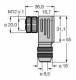 Turck BMWS8251-8,5 Rundsteckverbinder M12x1 Kupplung abgewinkelt 6904723