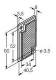 TURCK BRT 60X40C, reflector, 3044997